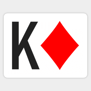 King of Diamonds (Playing Cards) Magnet